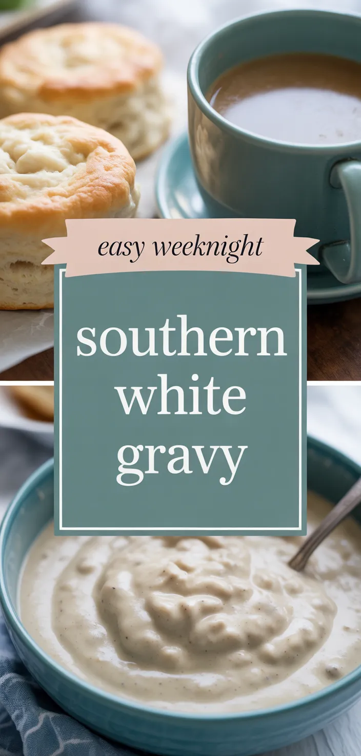 A photo of Southern White Gravy Recipe