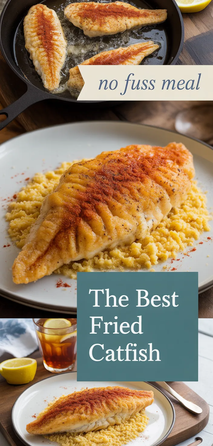 A photo of The BEST Fried Catfish  Recipe