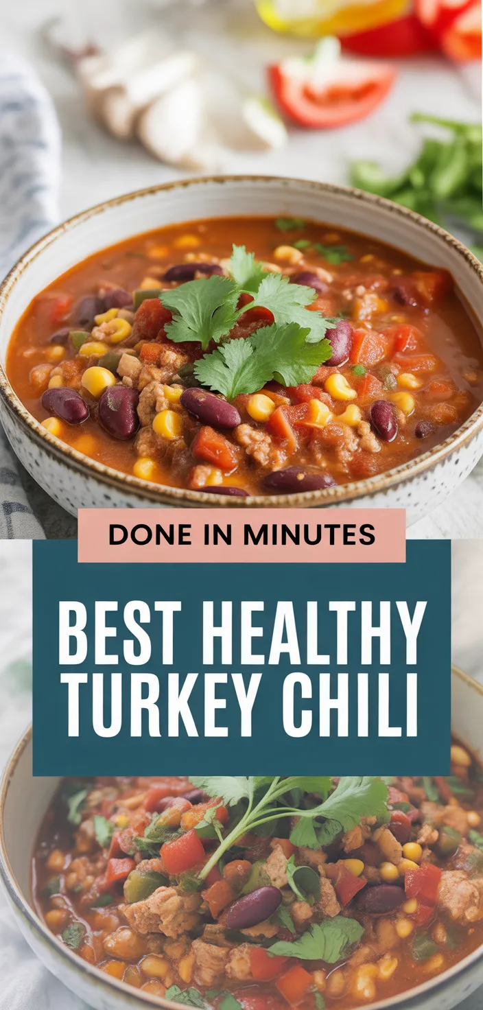 A photo of The Best Healthy Turkey Chili You'll Ever Eat Recipe