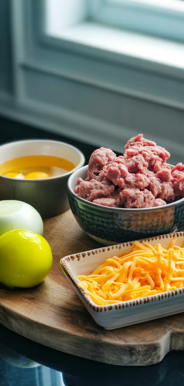 Ingredients photo for Easy Sausage And Egg Casserole Recipe