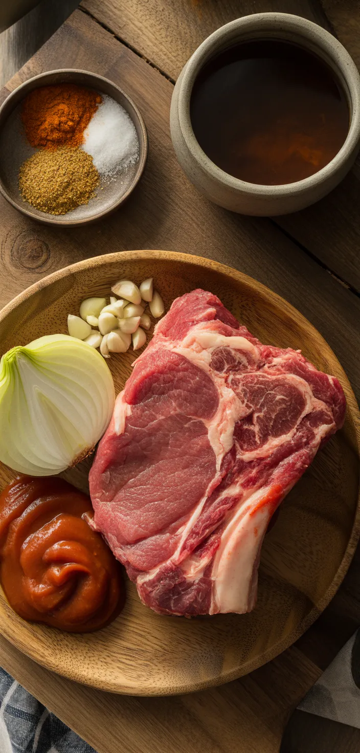 Ingredients photo for Slow Cooker BBQ Beef Recipe