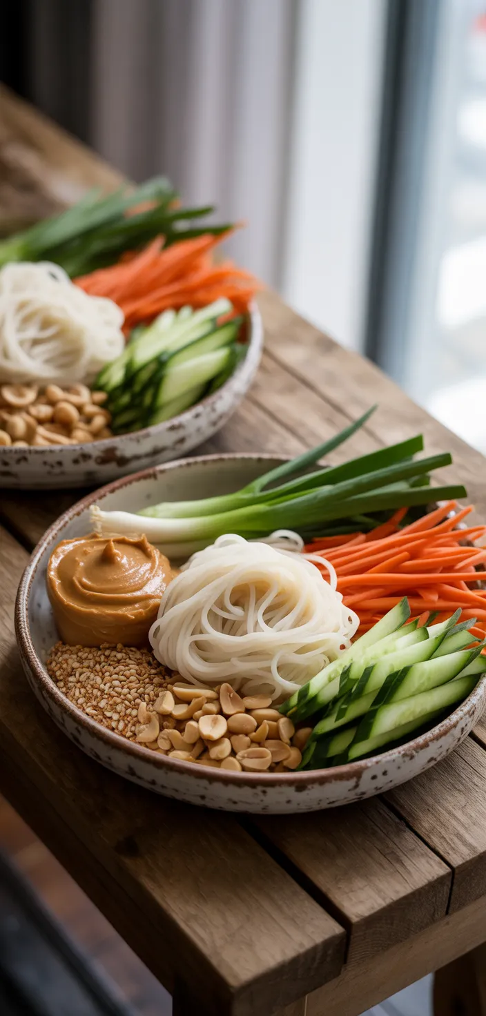 Ingredients photo for Spicy Peanut Butter Noodles Recipe