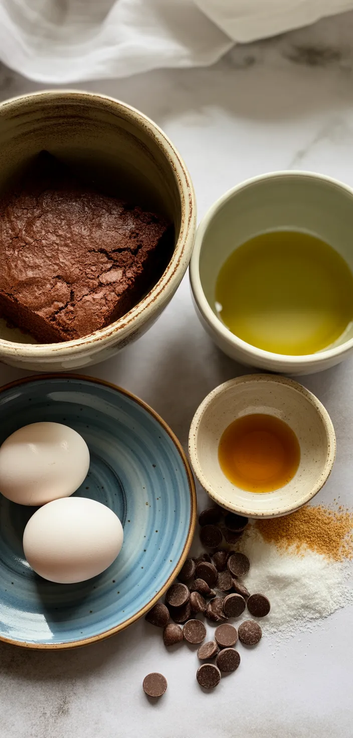Ingredients photo for Brownie Mix Cookies Recipe