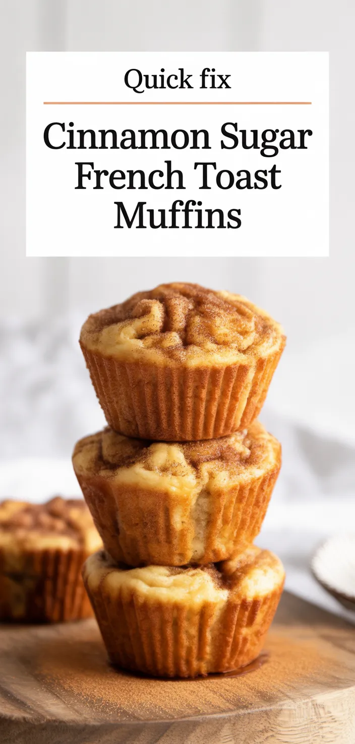 A photo of Cinnamon Sugar French Toast Muffins Recipe