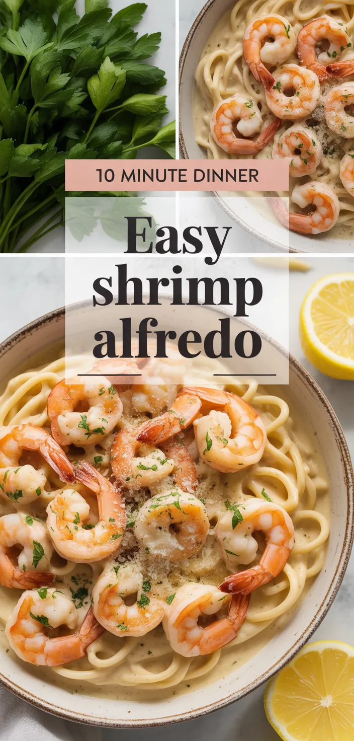 A photo of Easy Shrimp Alfredo Recipe