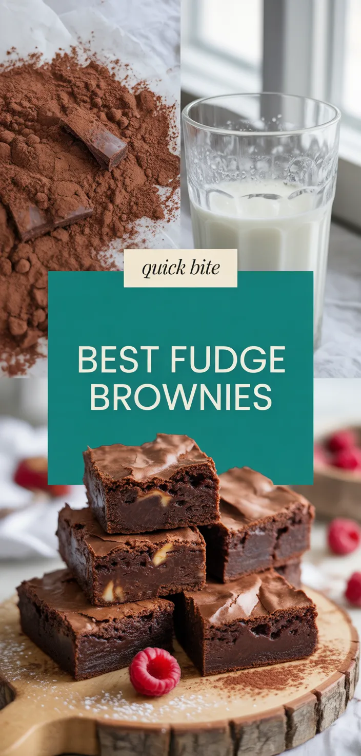 A photo of The Best Fudge Brownies (with Crackly Tops) Recipe