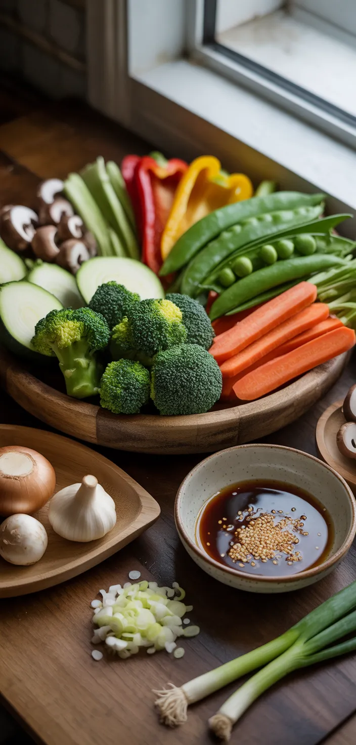 Ingredients photo for Vegetable Stir Fry Recipe