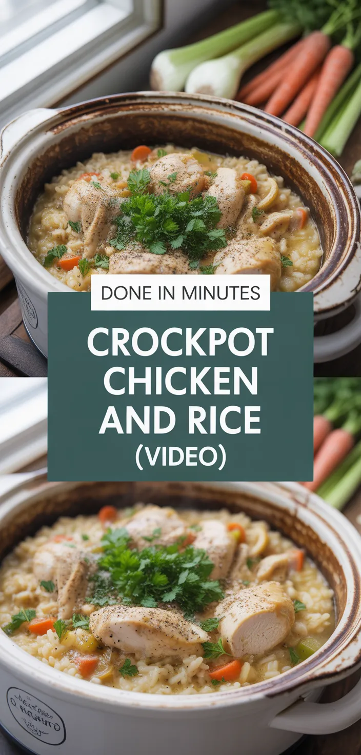 A photo of Crockpot Chicken And Rice Recipe