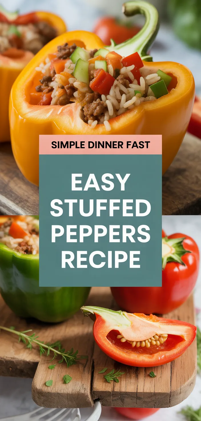 A photo of Easy Stuffed Peppers Recipe