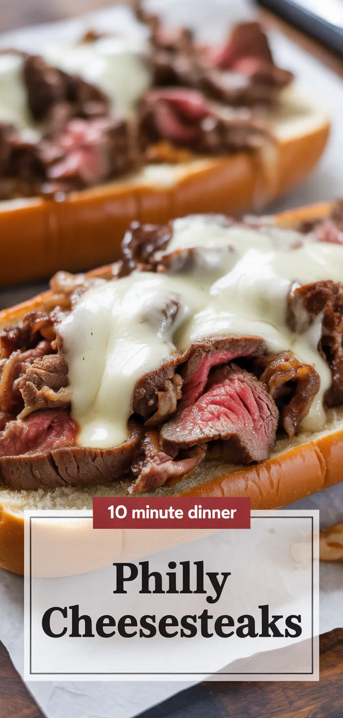 A photo of Philly Cheesesteaks Recipe