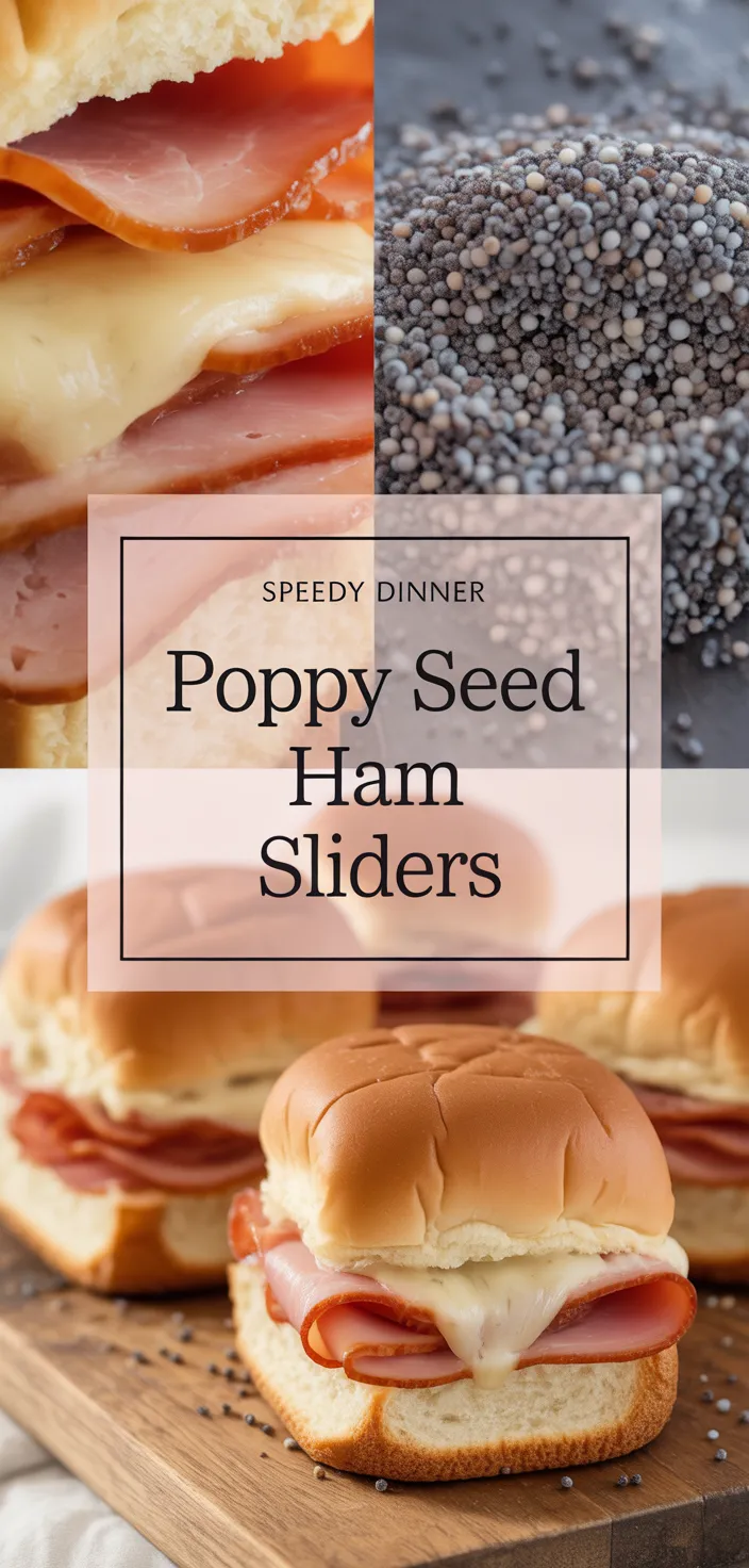 A photo of Poppy Seed Ham And Cheese Sliders Recipe
