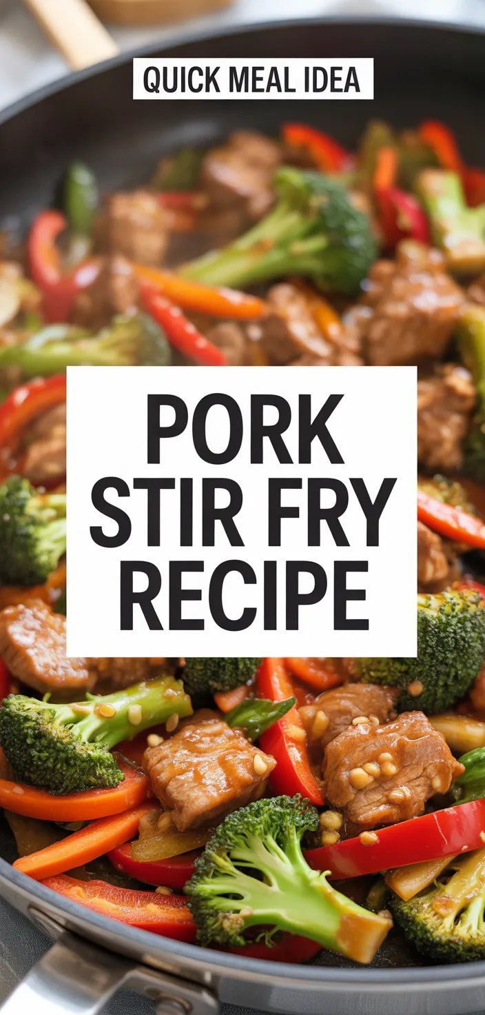 A photo of Pork Stir Fry Recipe