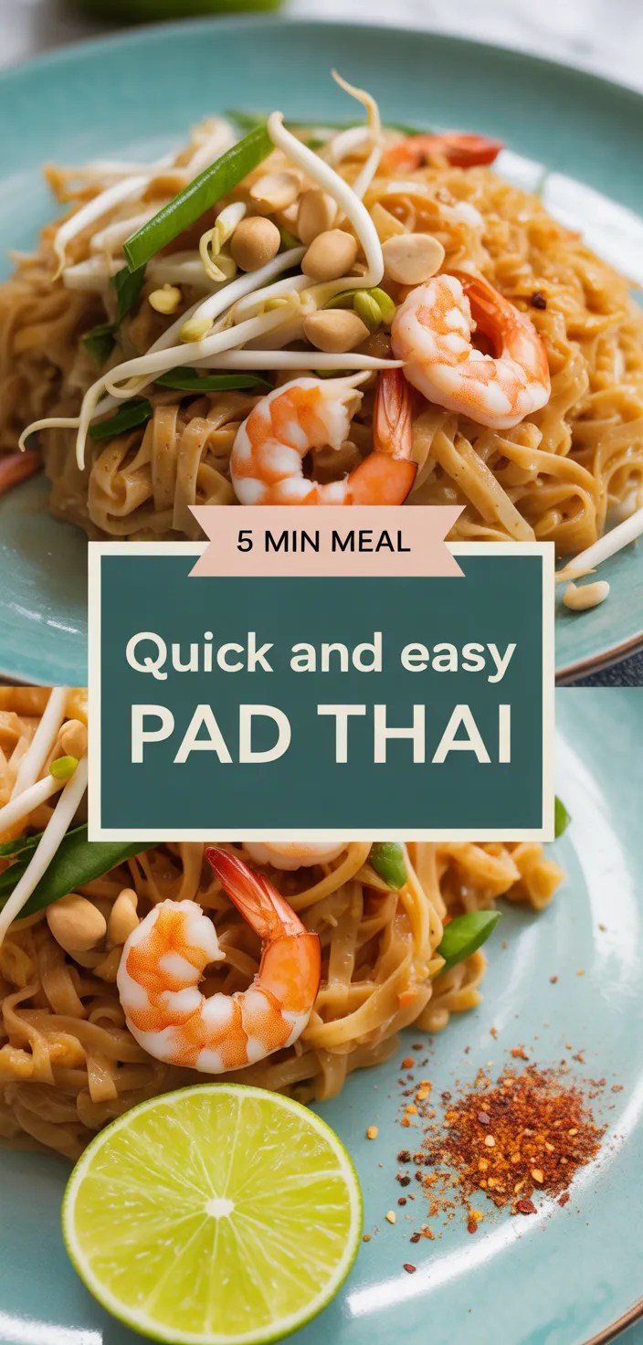 A photo of Quick And Easy Pad Thai Recipe
