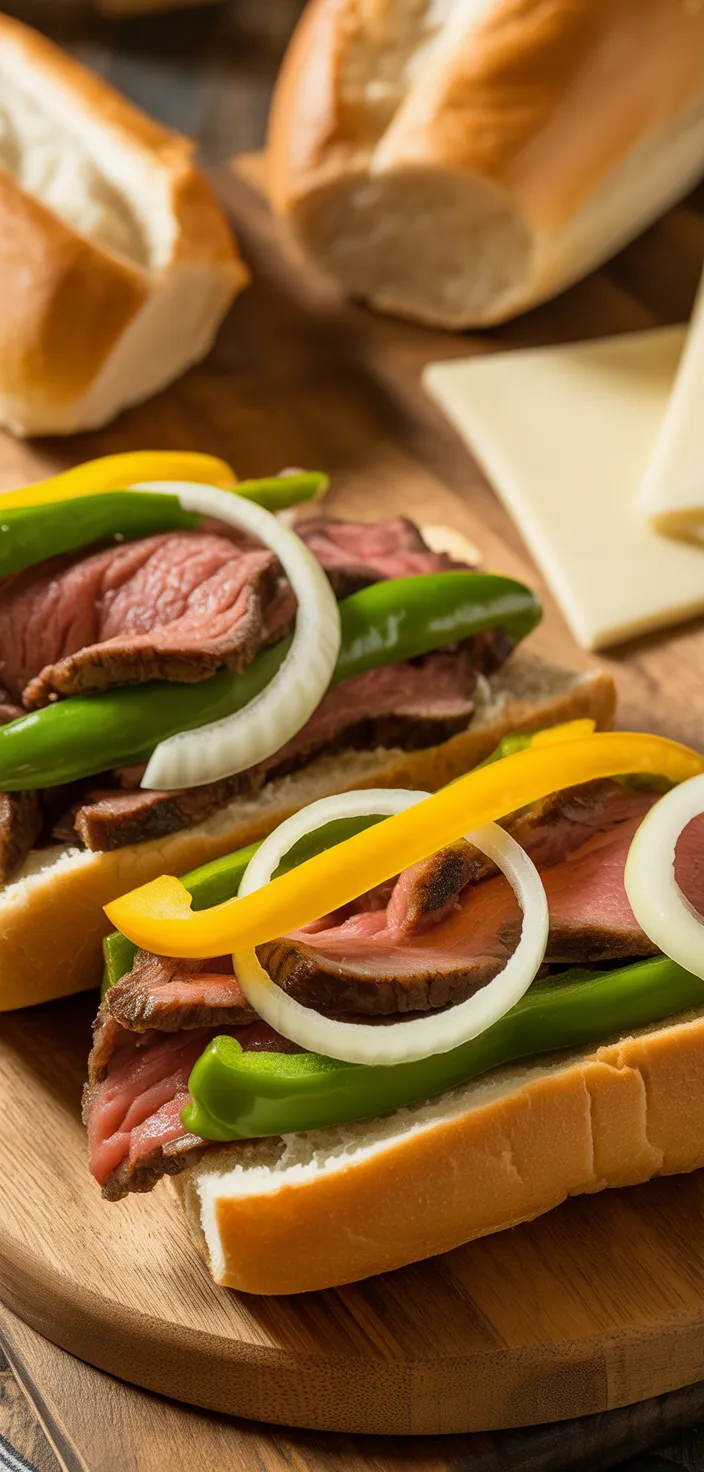Ingredients photo for Philly Cheesesteaks Recipe